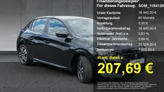 Schwarz Gebraucht 2023 Peugeot 208 Active Kleinwagen | 16.440 € (Guter Preis)