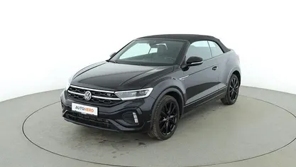 Gebraucht VW T-Roc Cabriolet R-line 150 PS (110 kW) 2023 Schwarz Cabrio
