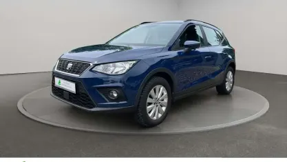 Gebraucht Seat Arona Style 95 PS (69 kW) 2019 Blau "mediterraneo" SUV