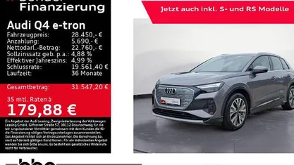 Grau Gebraucht 2021 Audi Q4 e-tron Performance SUV | 29.420 € (Fairer Preis)