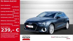 Grau Gebraucht 2023 Audi A3 Sportback Advanced Limousine | 31.670 € (Fairer Preis)