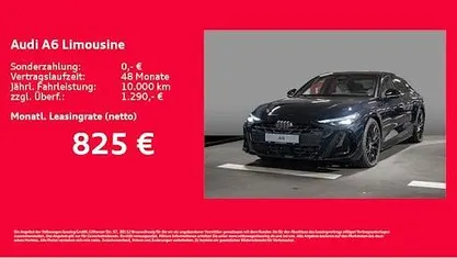 Neu Audi A6 Ambiente 367 PS (269 kW) 2026 Blau Limousine