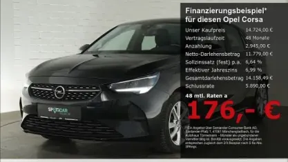 Gebraucht Opel Corsa Elegance 101 PS (74 kW) 2023 Schwarz Kleinwagen