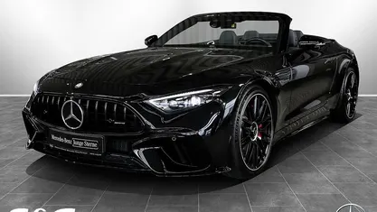 Gebraucht Mercedes SL55 AMG AMG 476 PS (350 kW) 2023 Metalliclack obsidianschwarz met Cabrio