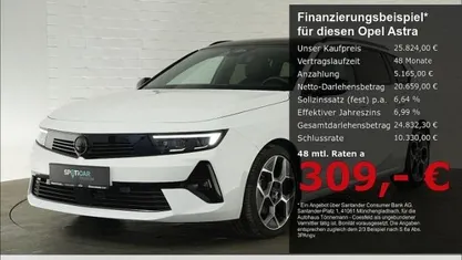 Gebraucht Opel Astra Ultimate 131 PS (96 kW) 2024 Arktis weiß Kombi