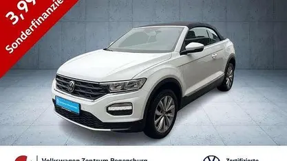 Schwarz Gebraucht 2021 VW T-Roc Cabriolet Style Cabrio | 23.470 € (Superpreis)