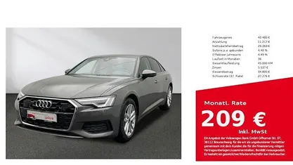 Grau Gebraucht 2024 Audi A6 Ambiente Limousine | 40.480 € (Superpreis)