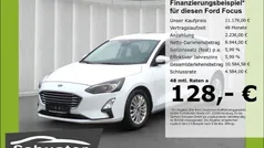 Weiss Gebraucht 2020 Ford Focus Titanium Limousine | 11.179 € (Fairer Preis)