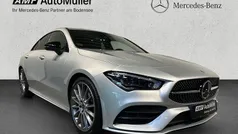 Iridiumsilber Gebraucht 2021 Mercedes CLA200 AMG line Coupé | 32.400 € (Fairer Preis)