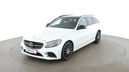 Gebraucht Mercedes C300 AMG line 258 PS (189 kW) 2019 Weiß Kombi