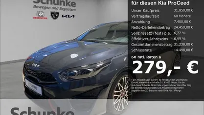 H8g) pentametal met. (grau Gebraucht 2024 Kia ProCeed GT Kombi | 31.850 € (Fairer Preis)