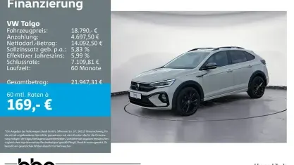 Gebraucht VW Taigo R-line 110 PS (80 kW) 2022 Grau SUV