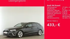 Mythosschwarz metallic Gebraucht 2022 Audi A4 S-Line Kombi | 27.849 € (Fairer Preis)