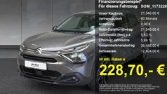 Platinum grau Gebraucht 2023 Citroën e-C4 Limousine | 21.540 € (Fairer Preis)