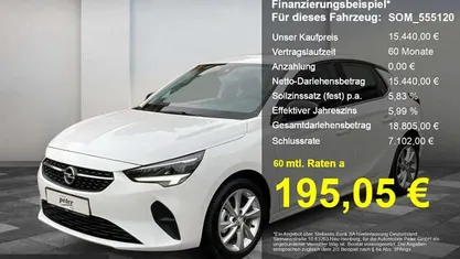Arktis weiß (uni) Gebraucht 2023 Opel Corsa Elegance Kleinwagen | 15.440 € (Fairer Preis)