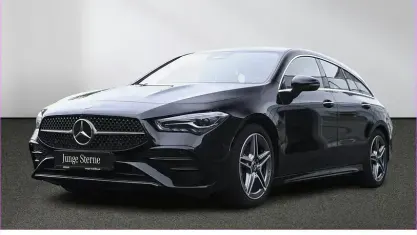 Gebraucht Mercedes CLA200 Shooting Brake AMG 163 PS (119 kW) 2025 Unilack nachtschwarz Kombi