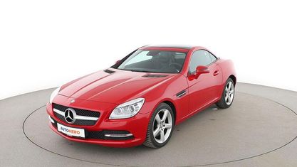 Brugt Mercedes SLK250 204 HK (150 kW) 2015 Rød Cabriolet