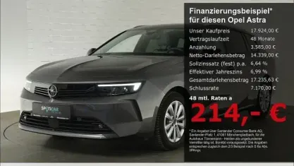 Gebraucht Opel Astra Elegance 131 PS (96 kW) 2023 Grau Kombi