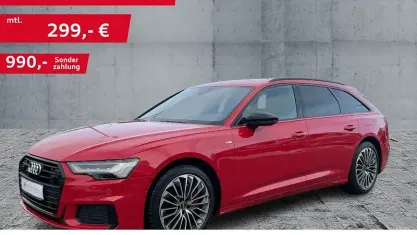 Gebraucht Audi A6 S-Line 367 PS (269 kW) 2020 Tangorot metallic Kombi