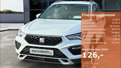 Neu Seat Ateca Style 150 PS (110 kW) 2025 Weiss SUV