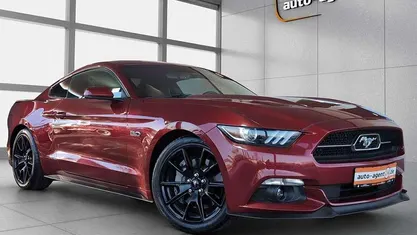 Gebraucht Ford Mustang GT 441 PS (324 kW) 2015 Ruby red metallic Coupé
