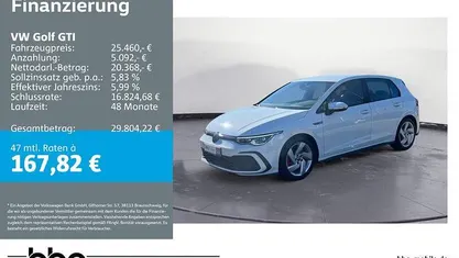 Gebraucht VW Golf VIII GTI 245 PS (180 kW) 2022 Weiß Limousine