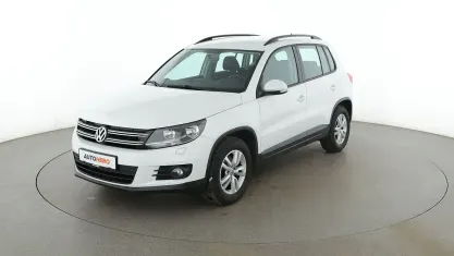 Gebraucht VW Tiguan Trendline 125 PS (91 kW) 2015 Weiß SUV