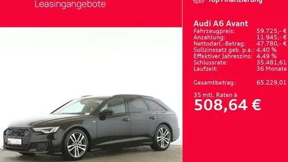 Gebraucht Audi A6 S-Line 245 PS (180 kW) 2025 Mythosschwarz metallic Kombi