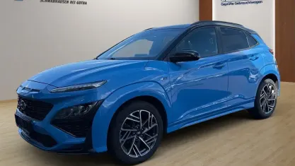 Gebraucht Hyundai Kona N Line 120 PS (88 kW) 2022 Blau SUV