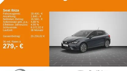 Gebraucht Seat Ibiza Style 116 PS (85 kW) 2024 Magnetic grau metallic (metallic) Kleinwagen