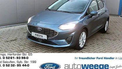 Blau (metallic) Gebraucht 2023 Ford Fiesta Titanium Kleinwagen | 16.990 € (Guter Preis)