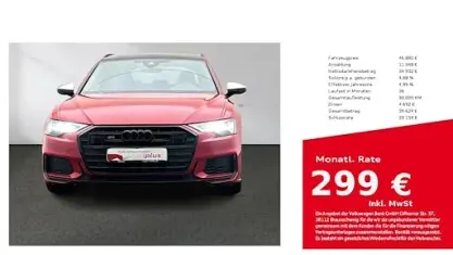Second-hand Audi S6 Ambiente 344 CP (253 kW) 2021 Roșu Break