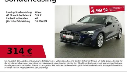 Navarrablau metallic Gebraucht 2025 Audi A3 S-Line Limousine | 33.880 € (Guter Preis)