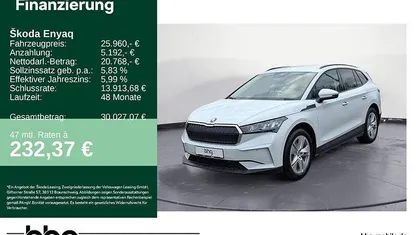 Gebraucht Skoda Enyaq iV 132 kW (180 PS) 2022 Weiß SUV