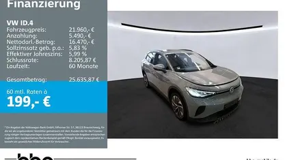Gebraucht VW ID.4 Pure 125 kW (170 PS) 2022 SUV