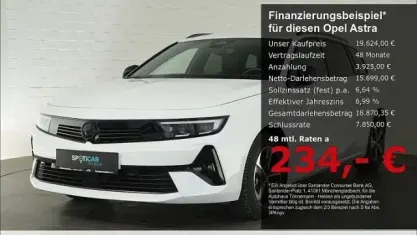Gebraucht Opel Astra 131 PS (96 kW) 2024 Weiss Kleinwagen