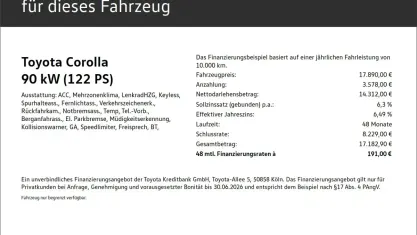 Gebraucht Toyota Corolla Comfort 122 PS (89 kW) 2019 Rot Limousine