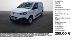 Weiß (gelato weiss) Neu 2025 Fiat Doblò Easy Van / Kleinbus | 19.590 € (Guter Preis)