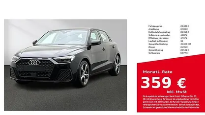 Gebraucht Audi A1 Sportback 110 PS (80 kW) 2022 Mythosschwarz metallic Kleinwagen