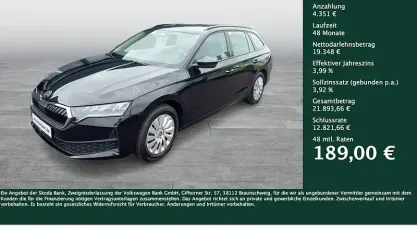 Gebraucht Skoda Octavia Essence 116 PS (85 kW) 2025 Schwarzmagic perleffekt Kombi