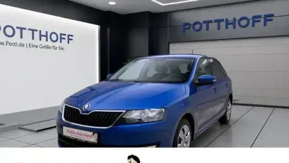 Gebraucht Skoda Rapid Ambition 90 PS (66 kW) 2017 Raceblau metallic Kleinwagen