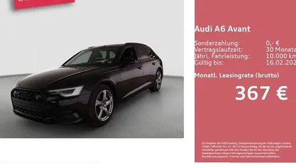 Mythosschwarz metallic Gebraucht 2025 Audi A6 Advanced Kombi | 49.250 € (Superpreis)