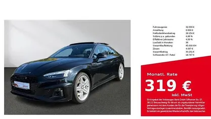Schwarz Gebraucht 2021 Audi A5 S-Line Coupé | 32.990 € (Fairer Preis)
