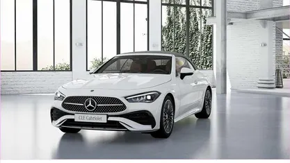 Unilack polarweiß Gebraucht 2024 Mercedes CLE220 AMG Cabrio | 55.440 € (Guter Preis)