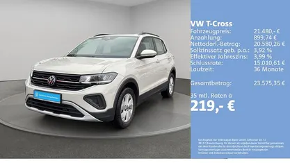 Gebraucht VW T-Cross Life 95 PS (69 kW) 2024 SUV