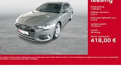 Używany Audi A6 Ambiente 299 KM (219 kW) 2023 Szary Kombi