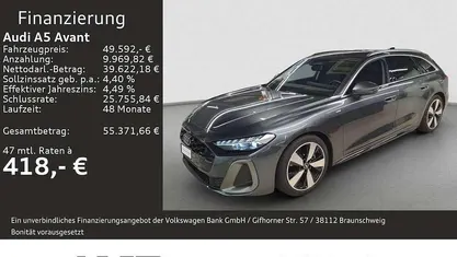 Daytonagrau perleffekt Gebraucht 2025 Audi A5 S-Line Kombi | 48.620 € (Guter Preis)