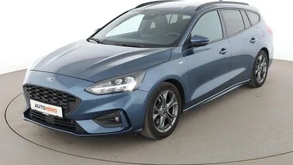 Brugt Ford Focus ST-Line 182 HK (133 kW) 2020 Blå Stationcar