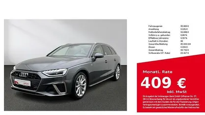 Gebraucht Audi A4 S-Line 286 PS (210 kW) 2022 Grau Kombi