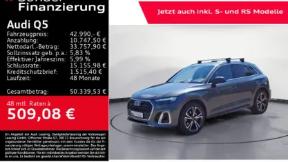 Gebraucht Audi Q5 S-Line 286 PS (210 kW) 2023 Grau SUV